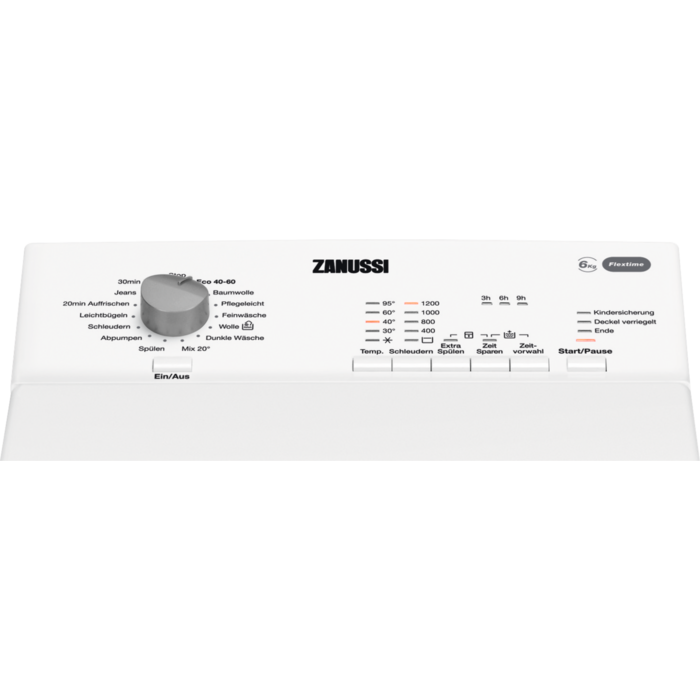 Zanussi - Toplader - ZWY61243KF